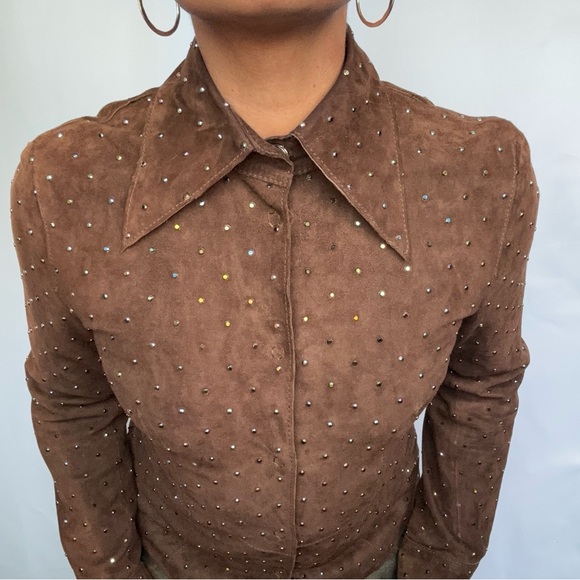 Dolce & Gabbana rhinestone button down shirt - Picture 3 of 7